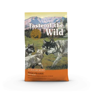 غذای خشک توله‌سگ های پری با گاومیش و گوزن کبابی Taste Of The Wild