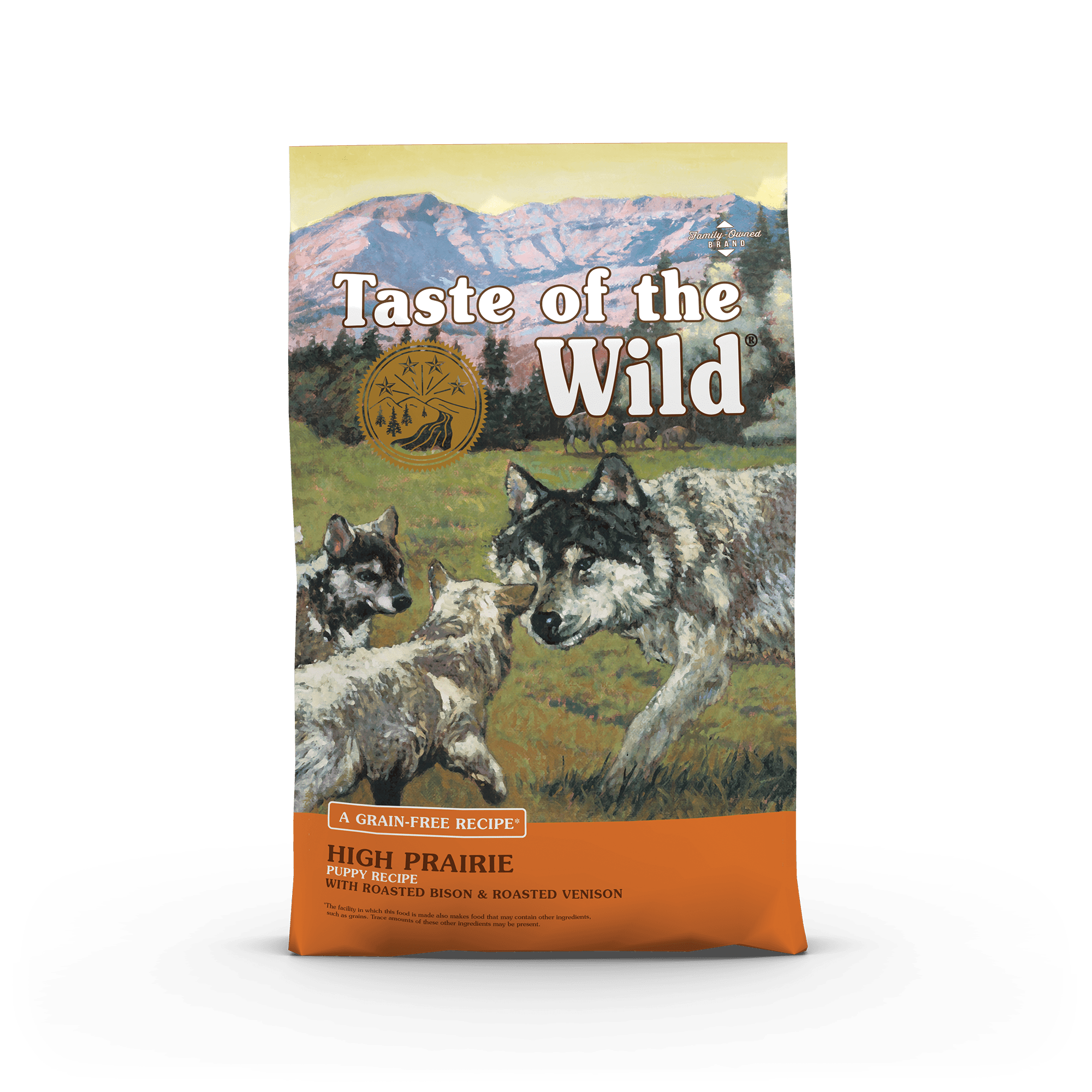 غذای خشک تولهسگ های پری با گاومیش و گوزن کبابی Taste Of The Wild