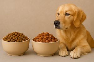 تفاوت بین غذای خشک و تر برای سگ‌ها کدام بهتر است؟