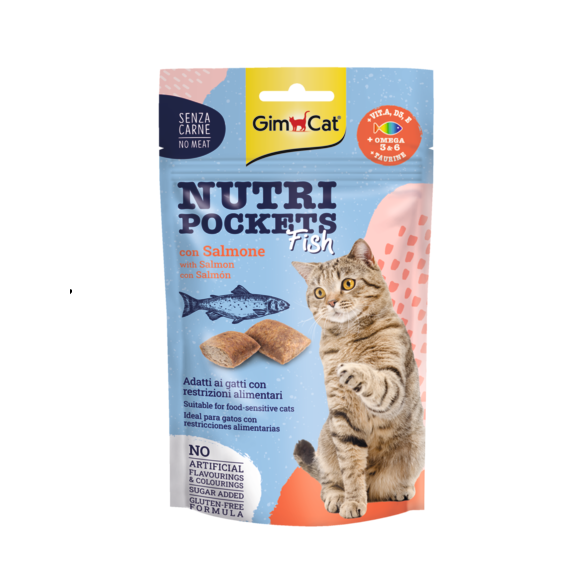 Nutri Pockets FISH with Salmon 60g