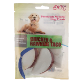 chicken & rawhide taco