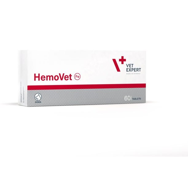 مکمل خونساز سگ HemoVet برند وت اکسپرت بسته 60 عددی